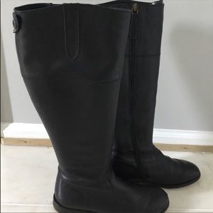 Boden Black Riding boots size 38 fits like a 7.5
